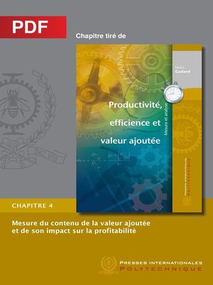 cover image of Mesure du contenu de la valeur ajoutée et de son impact sur la profitabilité (chapitre PDF)
